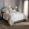 Baxton Studio Willis Modern Light Grey Upholstered Full Size Bed 136-7463 - alternate 2